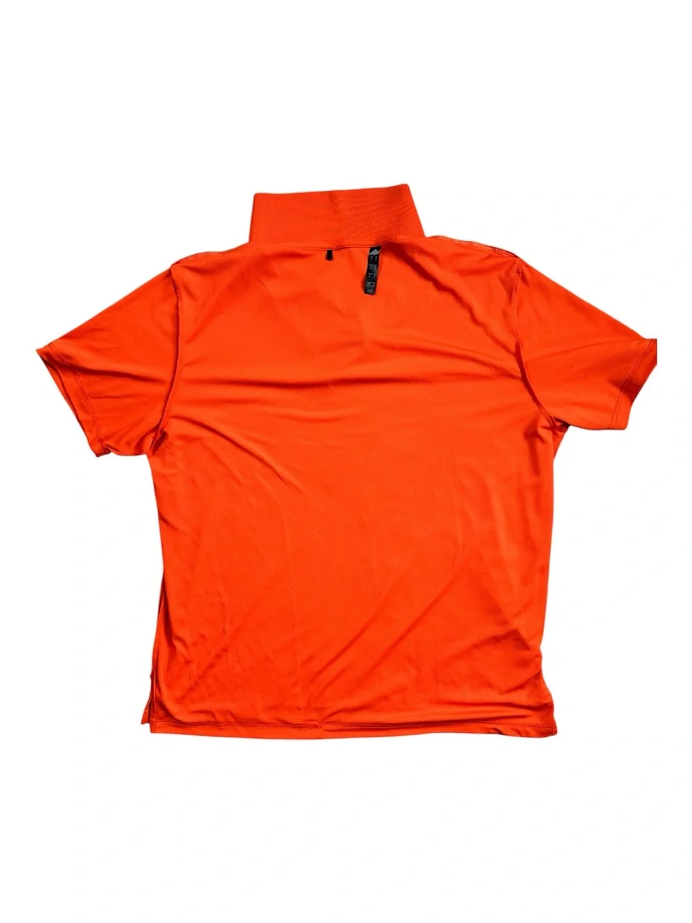 ADIDAS Men's Orange Polo Golf Shirt  Performance Short Sleeve XL